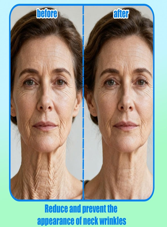 Penitue 5pcs Silicone Neck Wrinkle Patches, Reusable Anti-Aging Silicone Pads for Neck Wrinkles Overnight Skin Firming & Tightening Smooth Fine Lines & Creases - Image 4